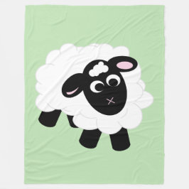 Manta Polar Cuidada Personalizado oveja Green Fleece Blanket