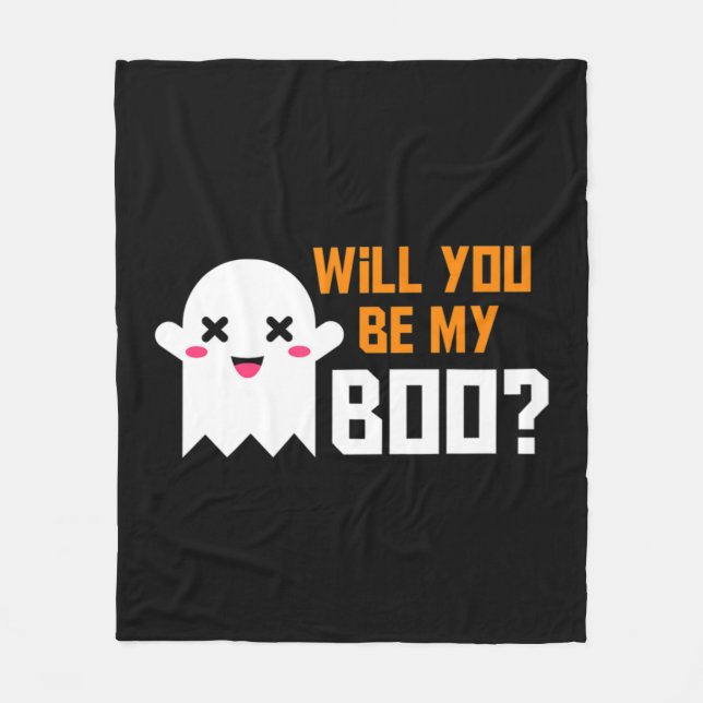 Manta Polar ¡Cuidada Serás Mi Fantasma De Boo Halloween! Parte (Anverso)