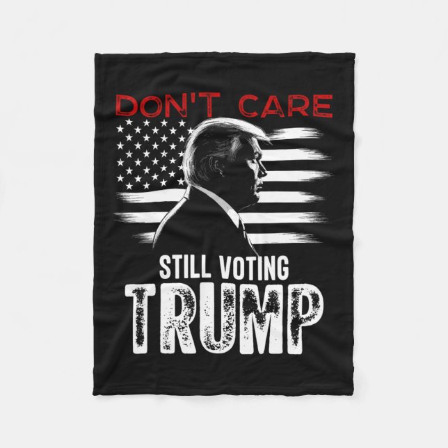 Manta Polar Cuidado aún votando regalos de Trump (Anverso)