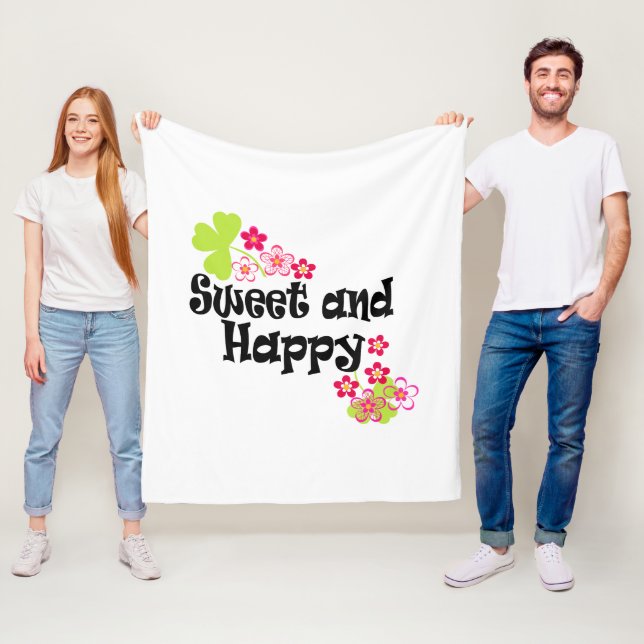 Manta Polar Cuidado y feliz (In situ)