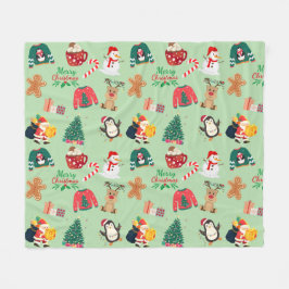 Manta Polar Cuidados Navidades Fleece Blanket