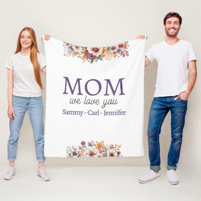 Manta Polar Cuidadosamente te queremos, mamá (In situ)