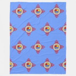 Manta Polar Cultura nativa americana - Símbolo de Kachina Zia 