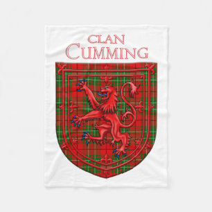 Manta Polar Cumming Tartan Scottish Plaid Lion Rampant