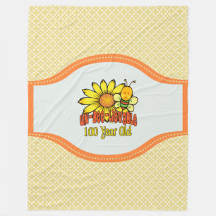 Manta Polar Cumpleaños 100 - Increíble con 100 años