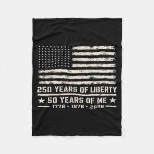 Manta Polar Cumpleaños 50 Nacido en 1976 Bandera Americana 250