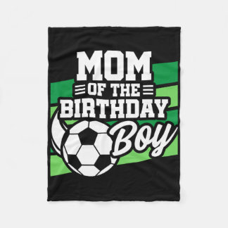 Manta Polar Cumpleaños de fútbol - Cumpleaños mamá - Cumpleaño