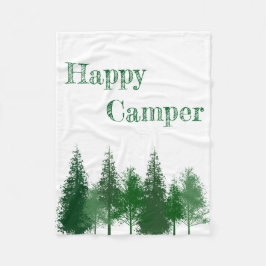 Manta Polar Cumpleaños de los Árboles de Woodland