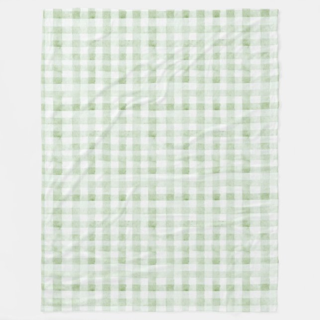 Manta Polar Cumpleaños Rayas Blancas Menta (Anverso)