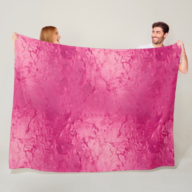 Manta Polar Cumpleaños Rosa Chic Glam Femenino (In situ)