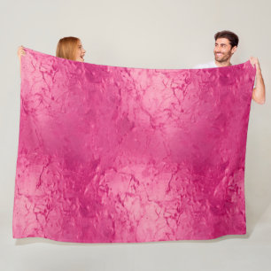 Manta Polar Cumpleaños Rosa Glam Chic Femenino