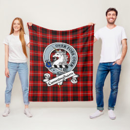 Manta Polar Cunningham Clan Badge Tartan Plaid