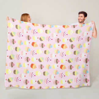 Manta Polar Cupcake Fiesta Fleece Blanket