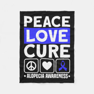 Manta Polar Cure de Amor Soporte de Alopecia Cinta de Sensibil