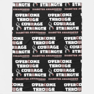 Manta Polar CURE...Diabetes Fleece Blanket