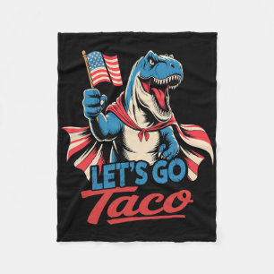 Manta Polar Curiosa vamos a hacer camiseta de tacos vamos a la