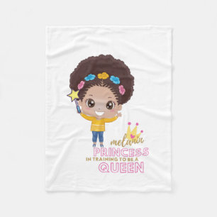 Manta Polar Curso De Chicas Melanin Princess Para Ser Reina