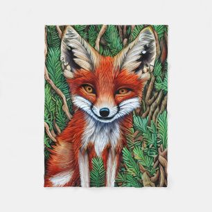 Manta Polar Curte Little Wilderness Fox