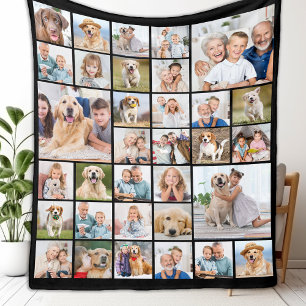 Manta Polar Custom 33 Photo Collage Family Friends Keepsake