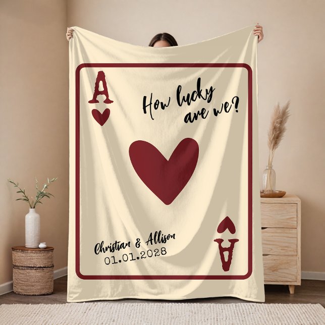 Manta Polar Custom Anniversary Blanket Gift for Wifey & Hubby (Custom Wedding Blanket Gift for Husband and Wife – Personalized Throw Gift for Bride and Groom)