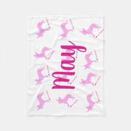 Manta Polar Custom Chihuahua Blanket  Pastel Silhouetteチワワ