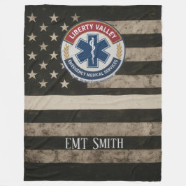 Manta Polar Custom EMT Thin White Line Blanket