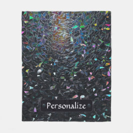 Manta Polar Custom Iridescent Abstract Stained Glass Pattern