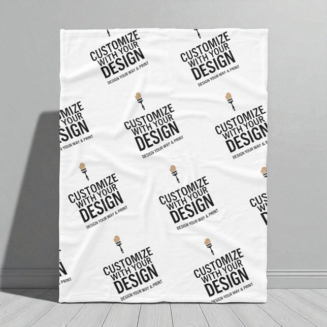 Manta Polar Custom Minimalist Personalized Company Branded  (Subido por el creador)