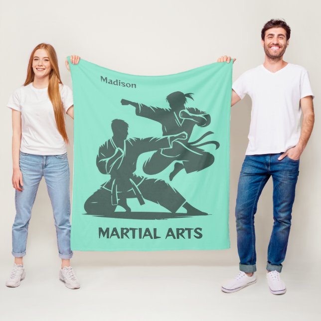 Manta Polar Custom Name, Text & Color Martial Arts (In situ)
