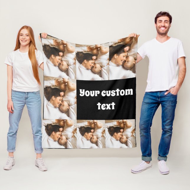 Manta Polar Custom Photo Throw Blanket – Personalized Picture  (In situ)