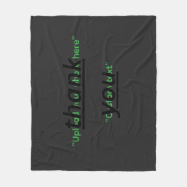 Manta Polar Custom Text & Upload Your Photo Personalized