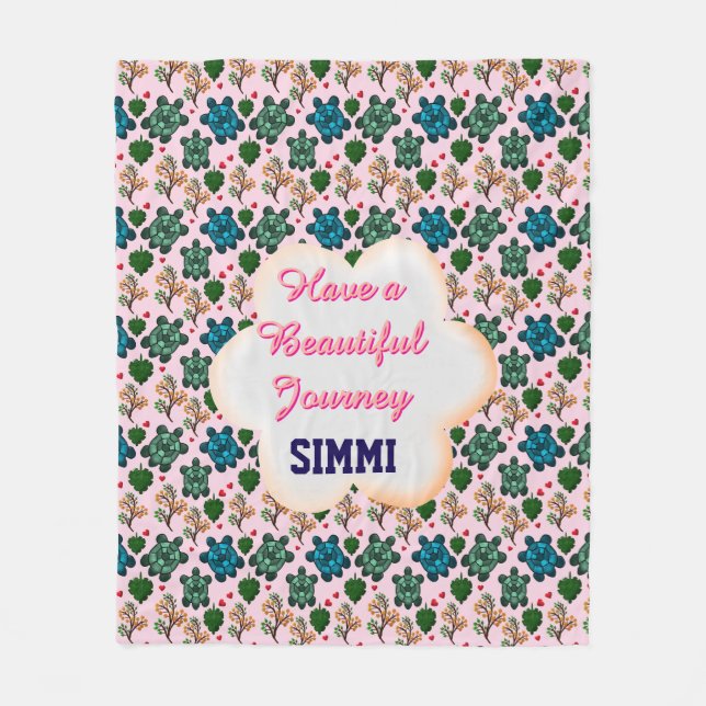 Manta Polar Custom turtle pattern  (Anverso)