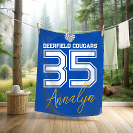 Manta Polar Custom Volleyball Name Number School 