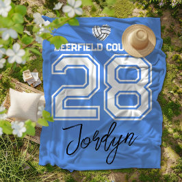 Manta Polar Custom Volleyball Name Number School 