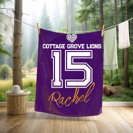 Manta Polar Custom Volleyball Senior Keepsake Gift