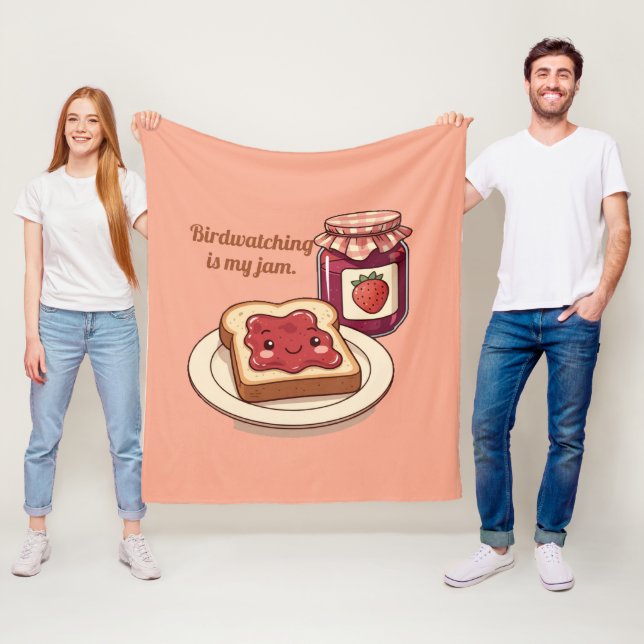 Manta Polar [Customize] is my jam - cute jam and toast cartoon (In situ)