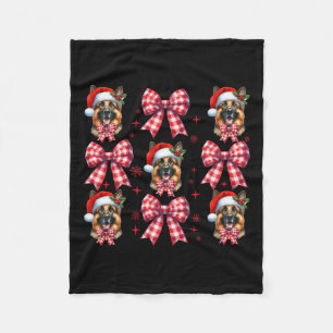 Manta Polar Cute Alemán Pastor Perro Rojo Coqueta De La Cubier