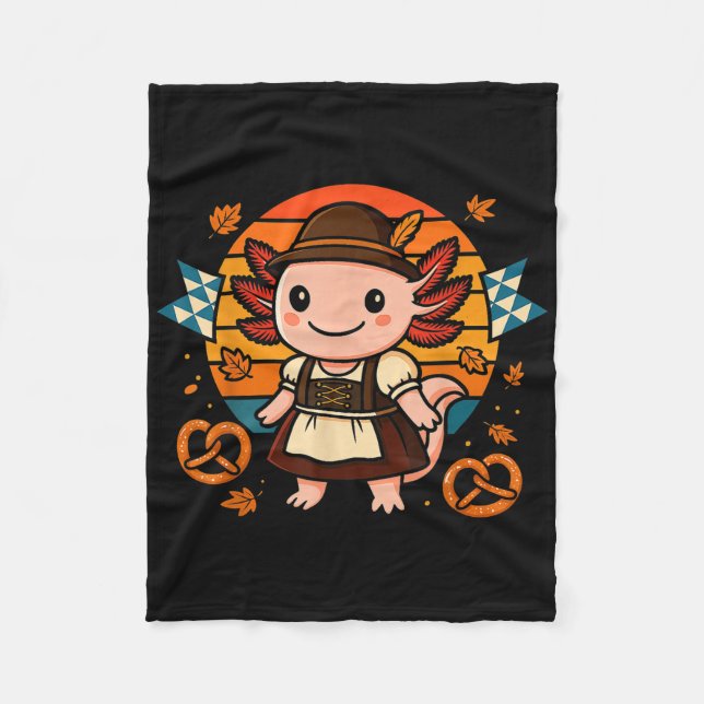 Manta Polar Cute Axolotl Costume (Anverso)