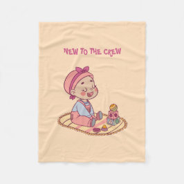 Manta Polar Cute Baby Motif