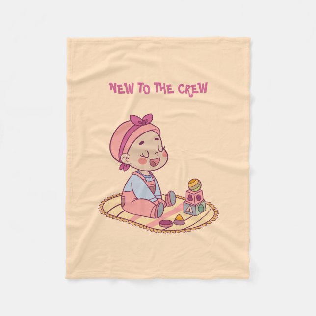 Manta Polar Cute Baby Motif (Anverso)