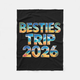 Manta Polar Cute besties viaje 2026 vacaciones de chicas cruce