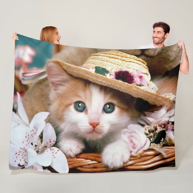 MANTA POLAR CUTE BLUE EYED KITTEN (In situ)