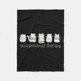 Manta Polar Cute Cat Lover Occupational Therapy Ot Ota Therapi