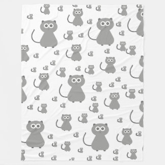 MANTA POLAR CUTE CAT PATTERN