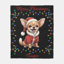 Manta Polar Cute Chihuahua Fleece Blanket