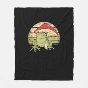 Manta Polar Cute Cottagecore Rana Hongo Goblincore Sapo Aes