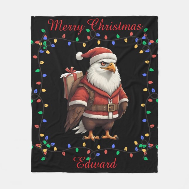 Manta Polar Cute Eagle Fleece Blanket (Anverso)