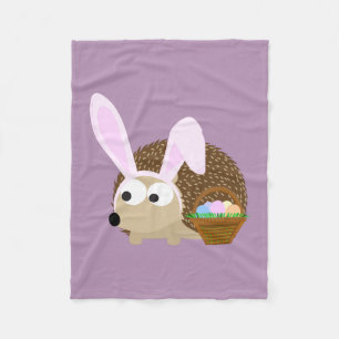 Manta Polar Cute Easter Hedgehog