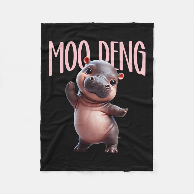 Manta Polar Cute Funny Moo-deng Ba (Anverso)