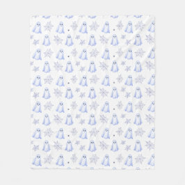 Manta Polar Cute Ghost and Spiderweb Halloween